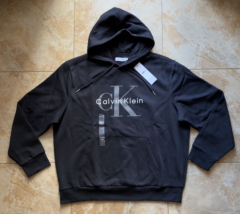 Кофта нова Calvin Klein Jeans Monologo Fleece Hoodie худі світшот оригінал