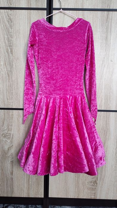 Сукня бейсик для бальних танців dance me, 36 р. ріст 134 - 140 бейсік