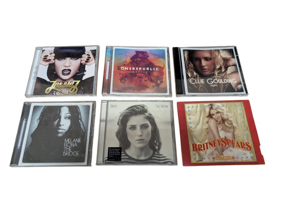 Zestaw płyt CD Britney Spears, One Republic, Goulding, Jessie J, Birdy