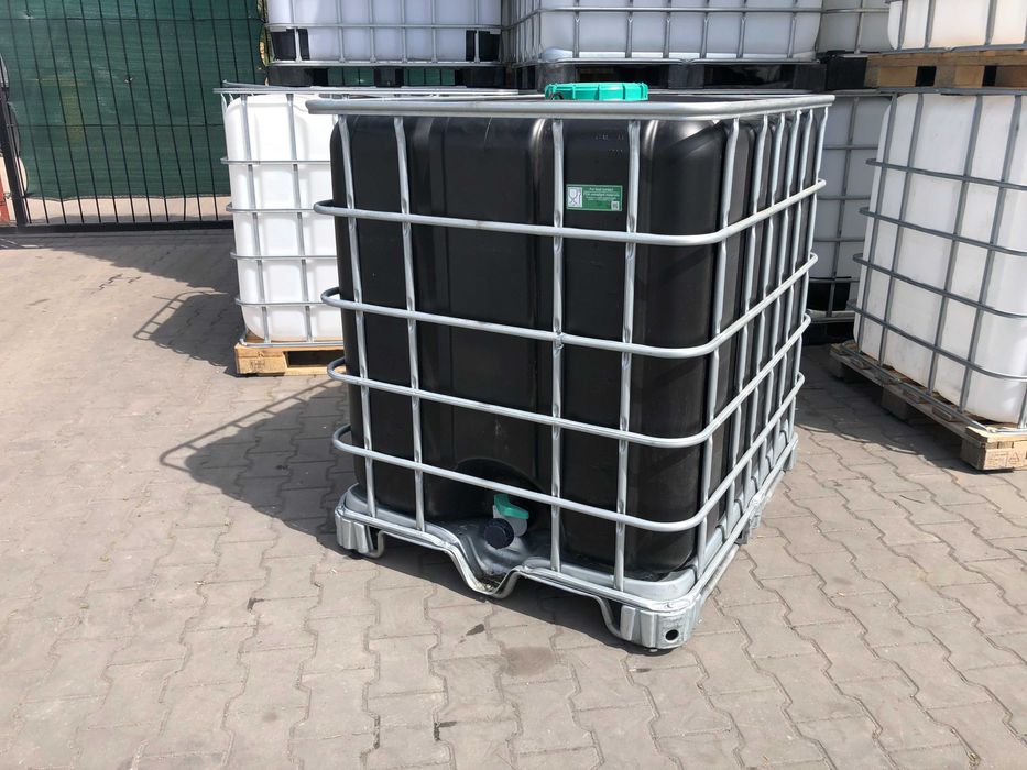ZBIORNIK regenerowany 1000 l Mauzer, IBC PO SPOŻYWCE - olej kokosowy