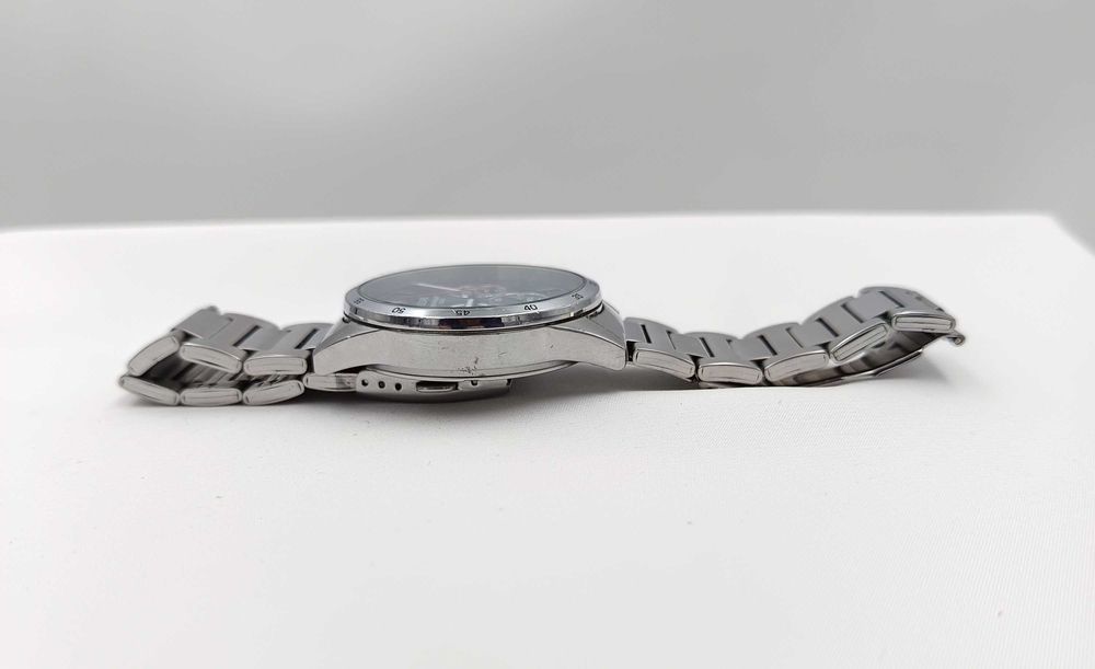 Zegarek męski PULSAR Chronograph 100m stalowy granatowy datownik OKAZJA