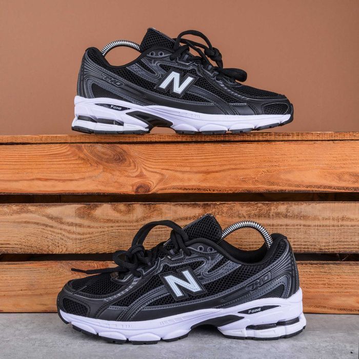 (1848) Акція! Кросівки New Balance 740 чорний (з 37 по 46) NB nb нб ню беленс