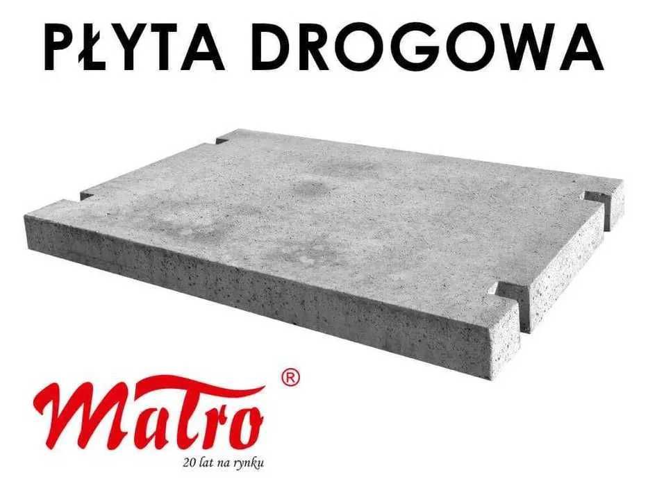 Płyta drogowa 300/150/20cm wzmacniana w klasie 110 kn/m2 drogowe mon