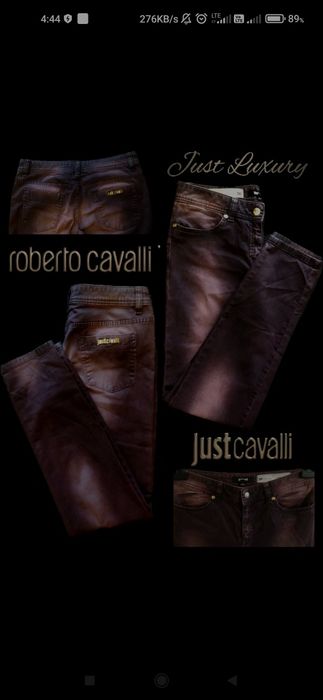 Oryginalne spodnie jeansy Roberto Just Cavalli Just Luxury skinny 29