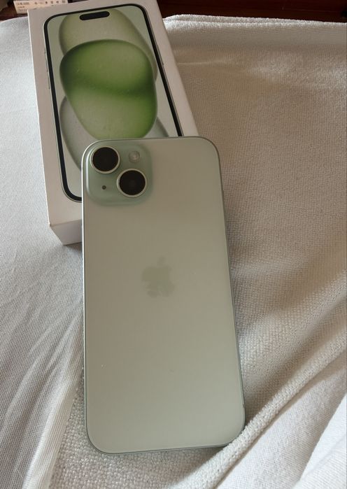 Vendo Iphone 15, 128 GB, cor verde
