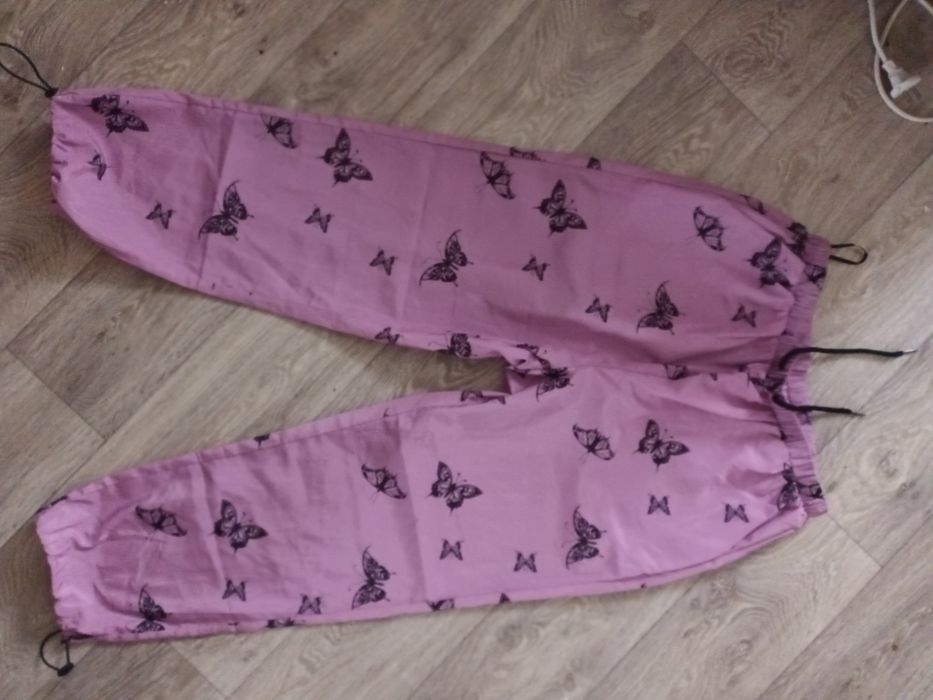 Штаны Карго XL розовые