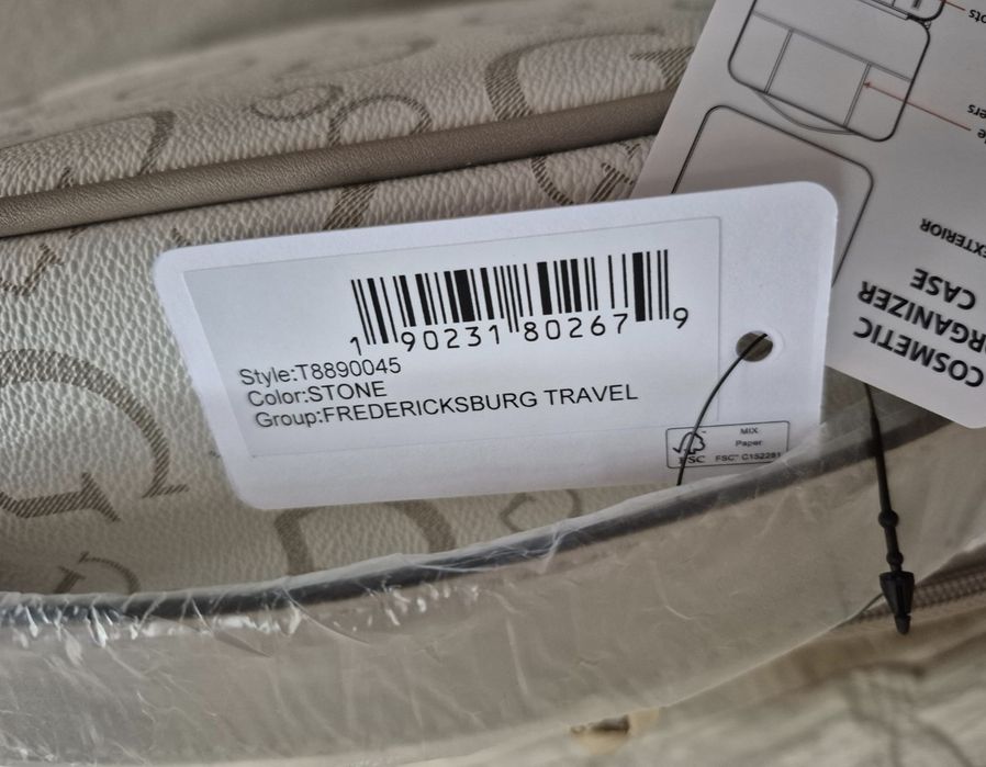 Kosmetyczka Damska Kuferek z organizerem Guess