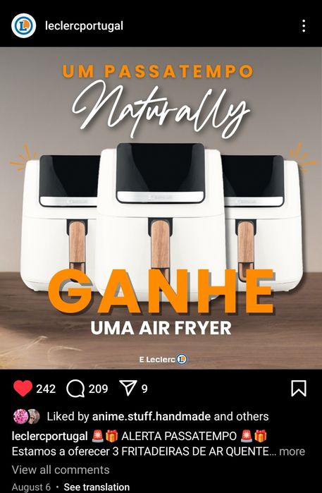 Air Fryer Selada - Preço Original 110€