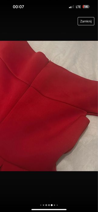 Sukienka czerwona damska