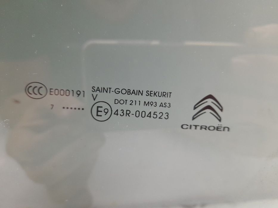 Vidro porta trás direito CITROËN C4 Grand Picasso II (DA_, DE_)