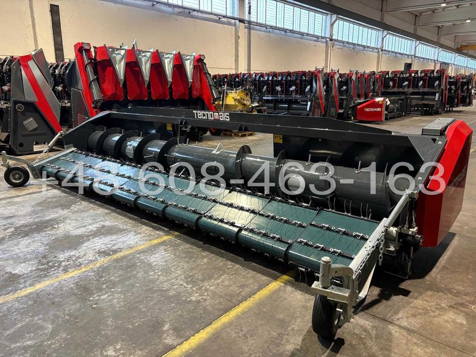 Podbieracz pokosu do kombajnu TECNOMAIS , PICKUP PICK UP , monobelt , multi-belt heder płachtowy, heder taśmowy  szerokość robocza 3m lub 5m NOWY