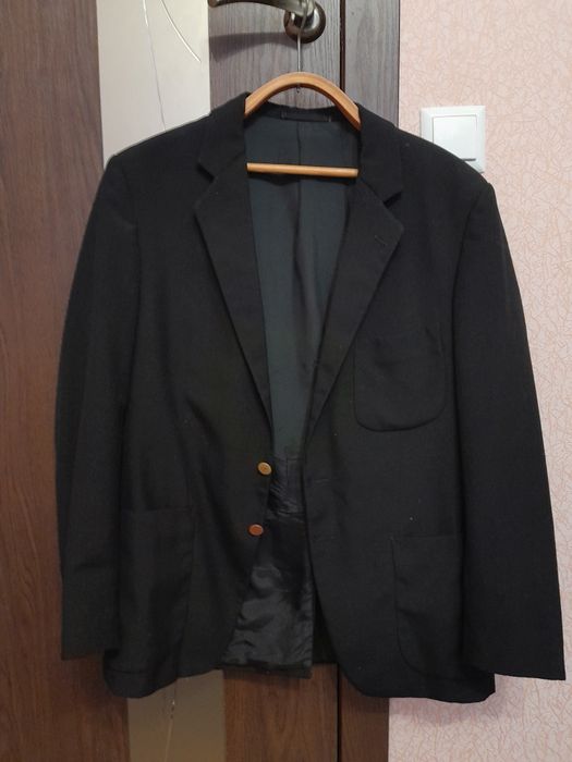 Пиджак чёрный мужской
