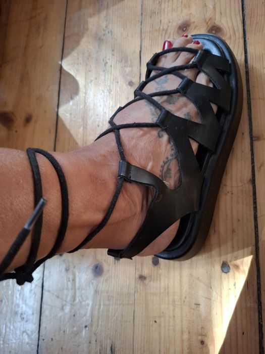 Primark sandały na platformie, rzymianki 37