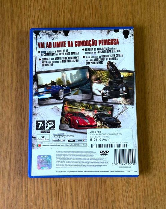 Burnout Dominator - Jogo PlayStation 2 (PS2)