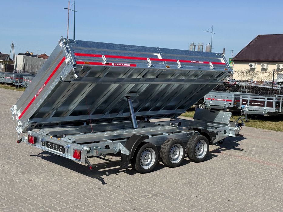 Przyczepa wywrotka na 3 strony+NAJAZDY TEMARED TIPPER 4020/3 DMC:3.5T
