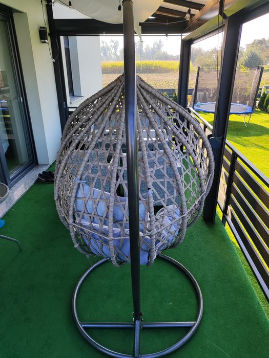 Kokon fotel wiszący ogrodowy