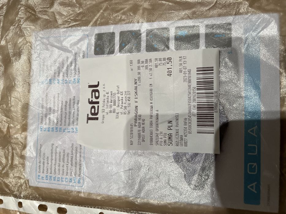 Szczotka mopująca Rowenta Tefal Aqua Head OKAZJA