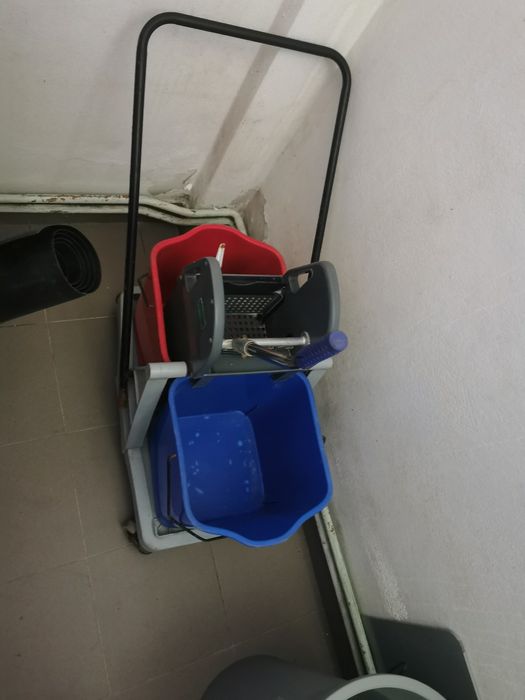 Balde esfregona duplo