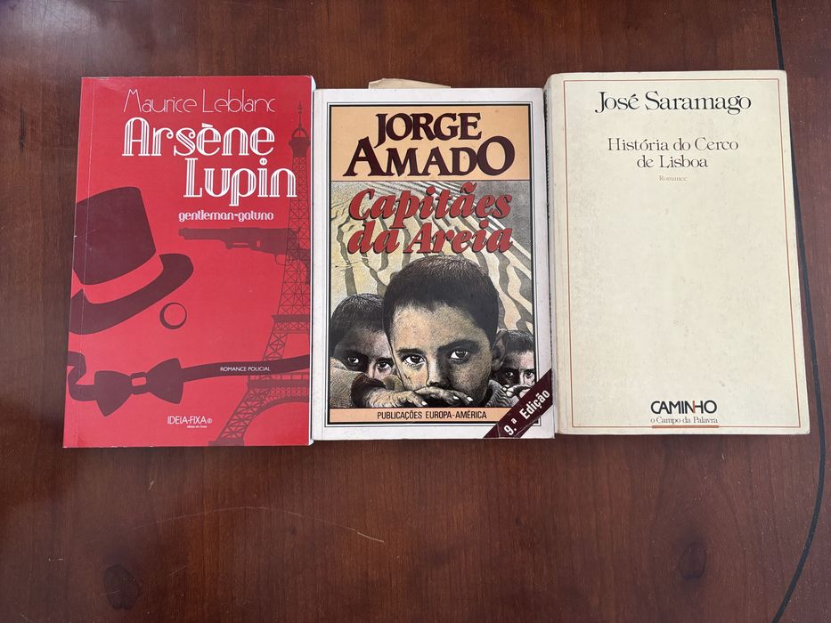 Lote de 10 Livros – José Saramago, História de Portugal, Jorge Amado e Outros