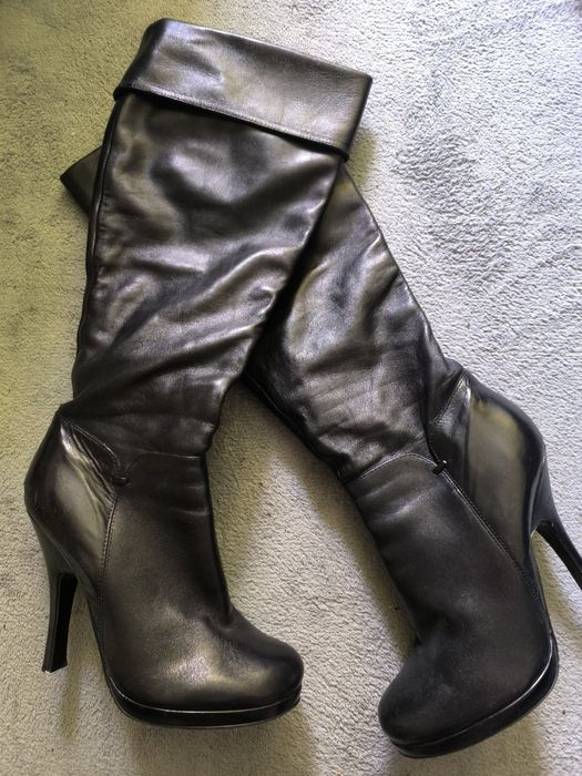 Skórzane kozaki R.38 5th Anevue