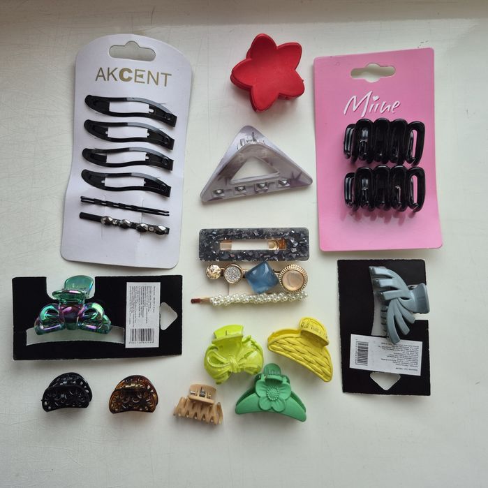 Обруч, ,крабы,заколки,резинки на голову