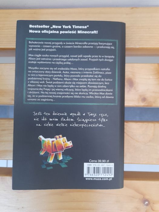Książka Minecraft zaginione dzienniki