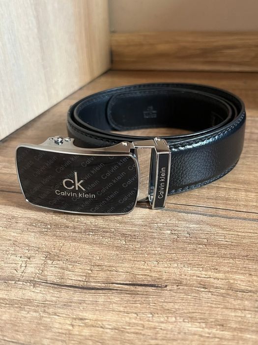 Skórzany Pasek Męski Calvin Klein