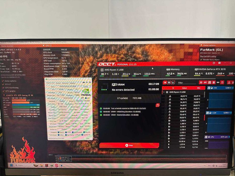 Відеокарта Gigabyte RTX 3070 8GB  | Гарантія | Магазин | Pro PC