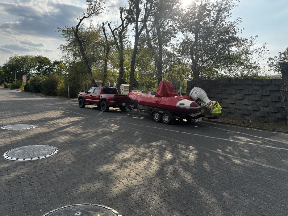 Rib Knot 560 z silnikiem honda 90 + przyczepa posezonowa cena