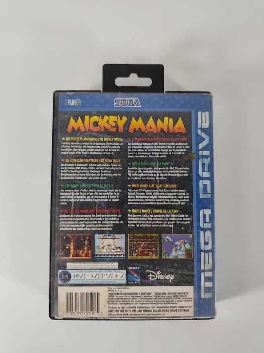 Jogo Mickey Mania Sega Mega Drive