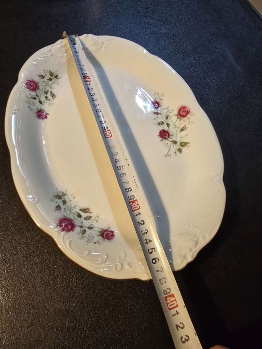 Duży półmisek w kwiaty