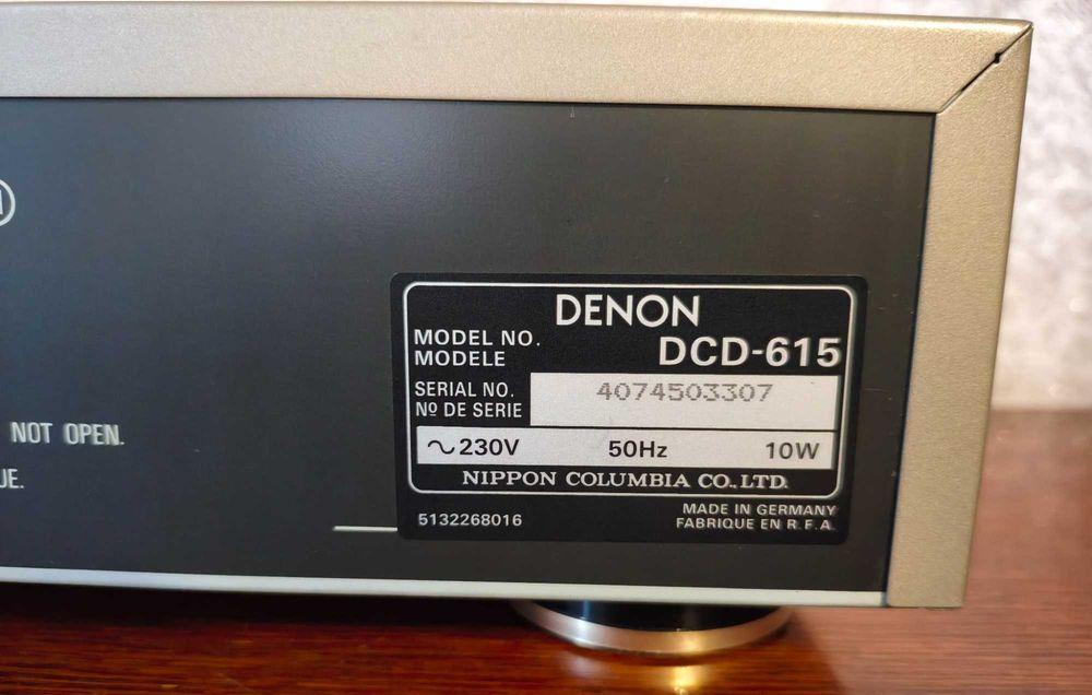 Проигрыватель Compact Disc Player CD Denon DCD-615 Made in GERMANY
