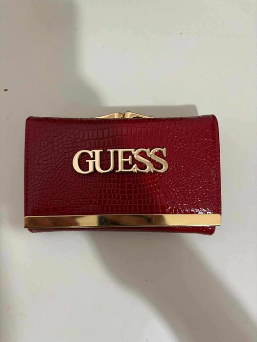 Czerwony Damski portfel nowy GUESS