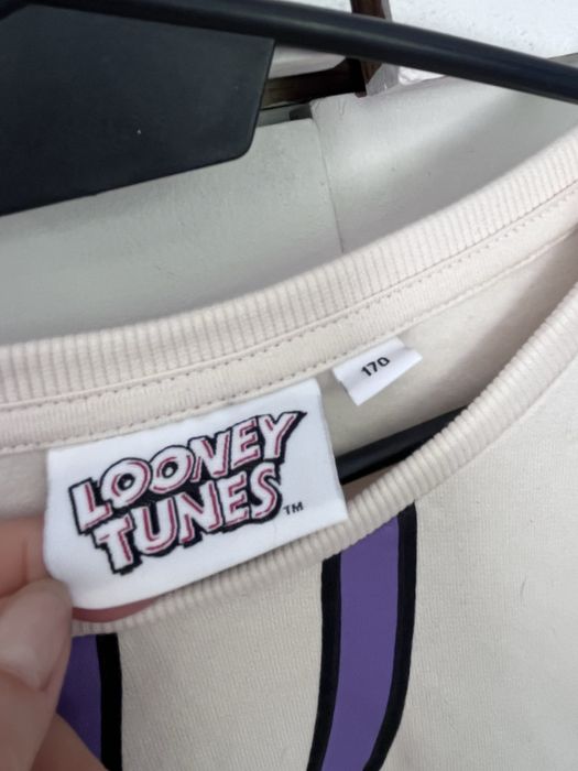 Komplet dresowymowy bez metki,  bluza plus spodnie  looney tunes