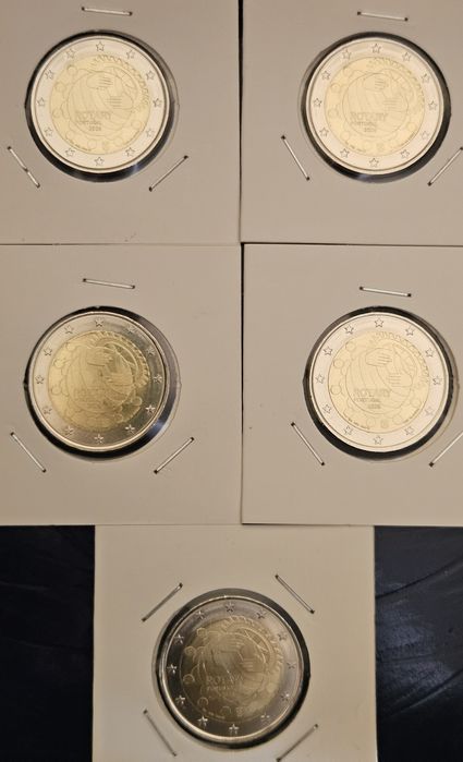 5 moedas 2 euro 2026 Rotary in Portugal