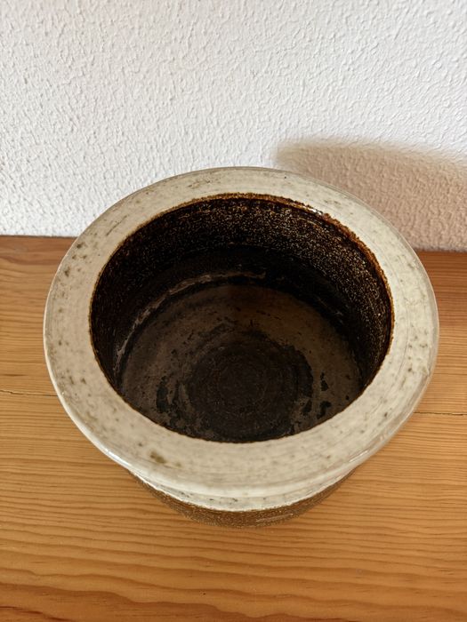 Vintage Søholm Stentøj Denmark Ceramic, diâmetro 18cm, altura 12,5cm.