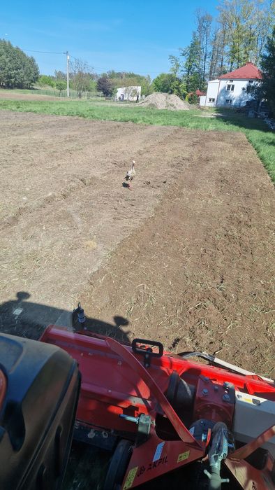 Usługi dużą glebogryzarką 2,5m robocze
