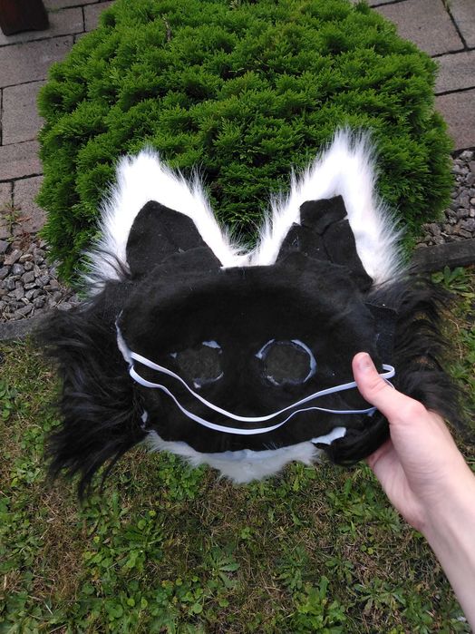 Maska wilka, Wolf mask, Therian mask, Halloween