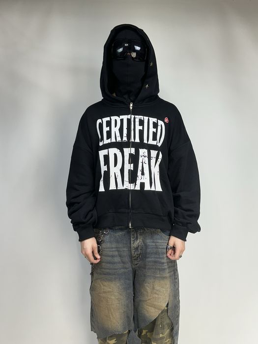 Project GRAILZ G/R gr cetified freak кофта худи черная зипка худі