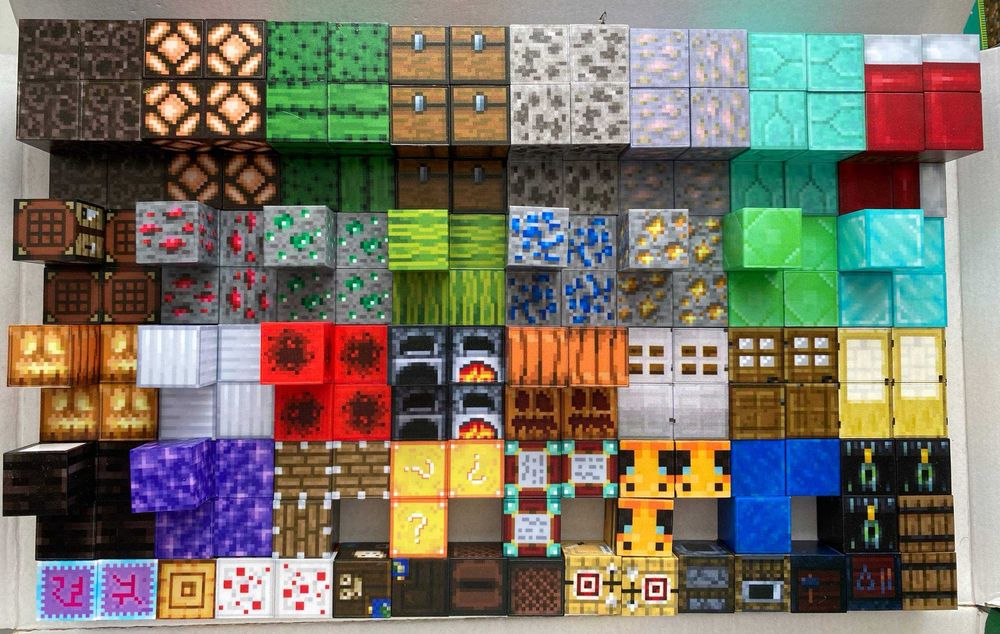 Магнітний конструктор Minecraft/Магнітні блоки Майнкрафт (1950блоків)