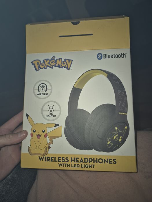 słuchawki gamingowe nauszne pikachu pokemon