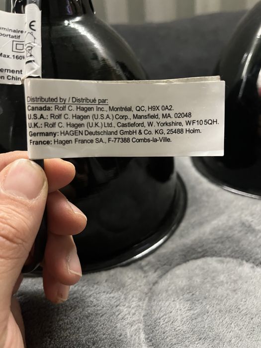 2 Candeeiros/Refletores Exo Terra PT2349 para Repteis