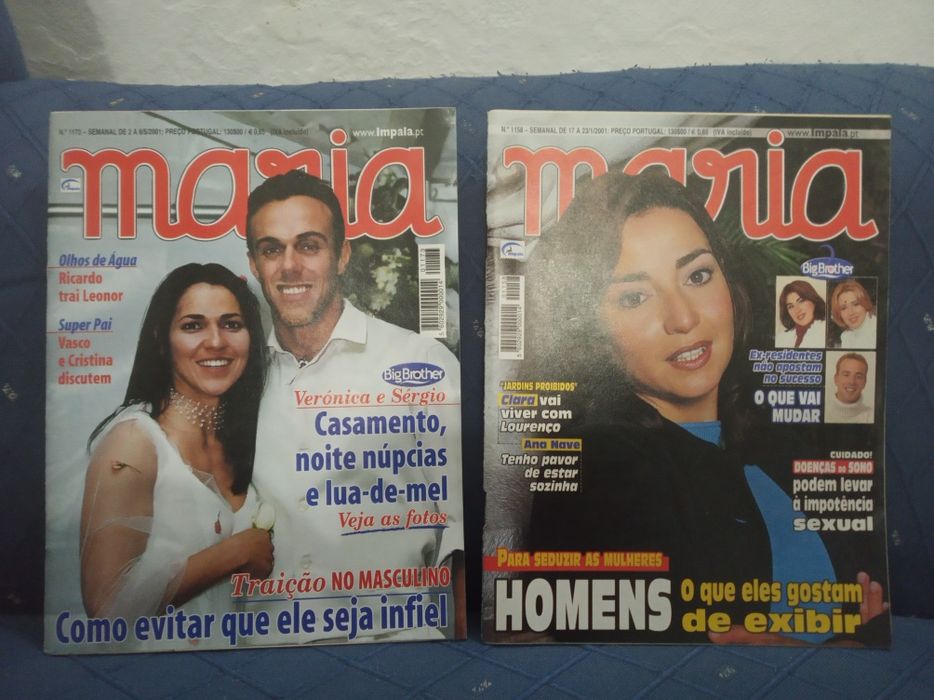 16 Revistas MARIA, anos 2000