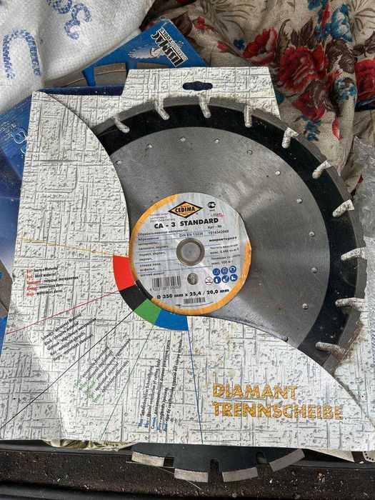 Алмазний диск Новий cedima ca 3 стандарт 350mm \25,4/ 20,0 mm