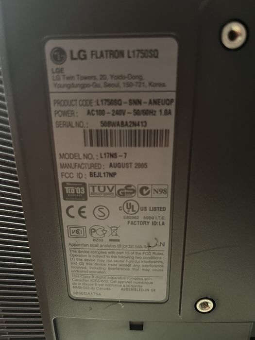 Ecrã monitor computador