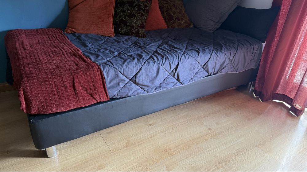 Sommier- estrutura de cama individual + colchão