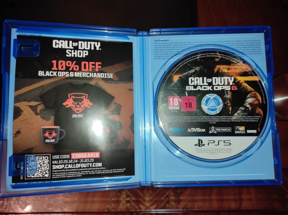 Гра Диск ps5 Playstation CoD black ops 6