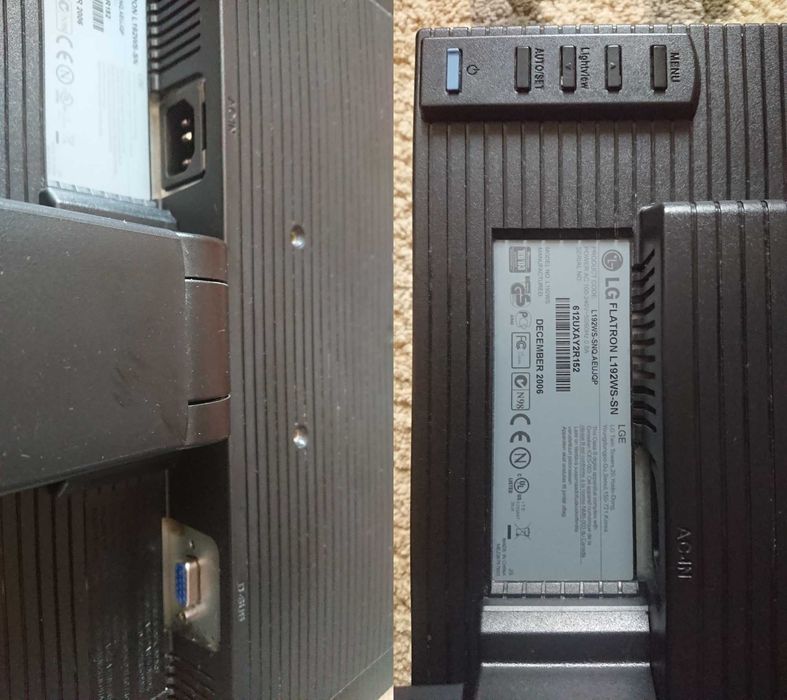 Monitor LG Flatron L192WS-SN