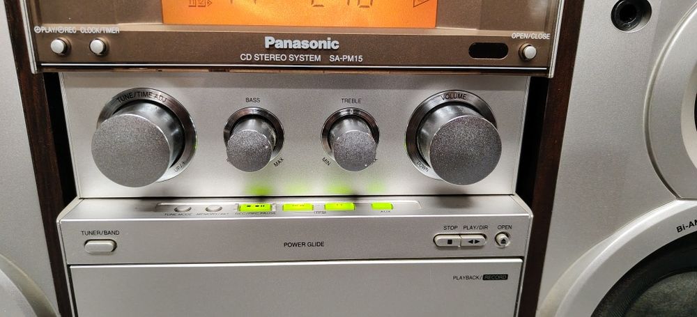 Pożądna wieża PANASONIC SA-PM15. Po Serwisie
