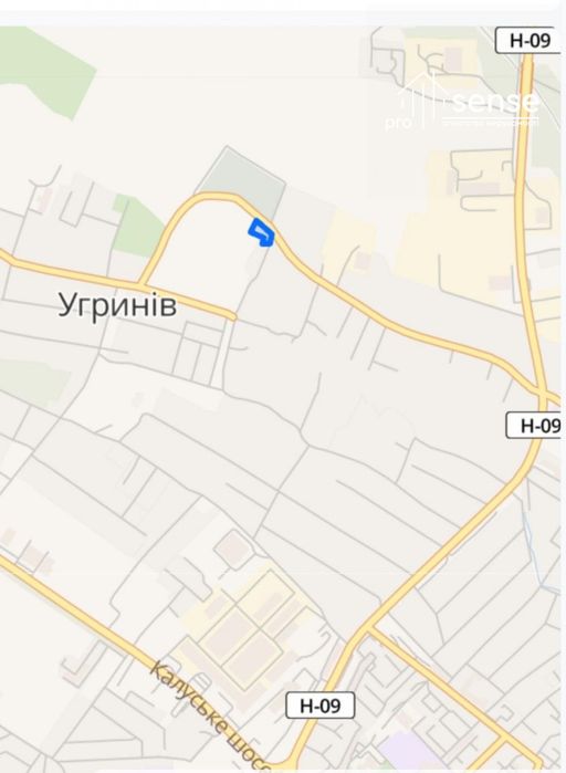 Ділянка з комунікаціями 25сот. під будівництво с. Угринів